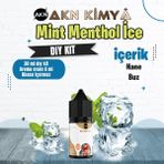 Akn Kimya Mint Menthol Ice Dıy Kit Nane Buz Gıda Aroması %20 Oranda Aroma İçerir (Hazır Değildir ) - 30 ml