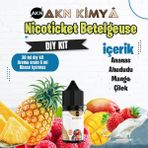 Akn Kimya Nicoticket Betelgeuse Dıy Kit Çilek Ananas Mango Gıda Aroması %20 Oranda Aroma İçerir (Hazır Değildir ) - 30 ml