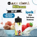Akn Kimya One Hit Wonder Milkman Dıy Kit Çilek Krema Gıda Aroması %20 Oranda Aroma İçerir (Hazır Değildir ) - 100 ml