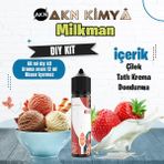 Akn Kimya One Hit Wonder Milkman Dıy Kit Çilek Krema Gıda Aroması %20 Oranda Aroma İçerir (Hazır Değildir ) - 60 ml