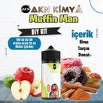 Akn Kimya One Hit Wonder Muffin Man Dıy Kit Elma Tarçın Donut Gıda Aroması %20 Oranda Aroma İçerir (Hazır Değildir ) - 100 ml