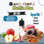 Akn Kimya One Hit Wonder Muffin Man Dıy Kit Elma Tarçın Donut Gıda Aroması %20 Oranda Aroma İçerir (Hazır Değildir ) - 60 ml