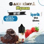 Akn Kimya One Hit Wonder Myman Dıy Kit Çilek Çikolata Gıda Aroması %20 Oranda Aroma İçerir (Hazır Değildir ) - 30 ml