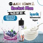 Akn Kimya One Hit Wonder Rocket Man Yoğun Dıy Kit Yabanmersini Yogurt Gıda Aroması %25 Oranda Aroma İçerir (Hazır Değildir ) - 60 ml