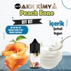 Akn Kimya Peach Bone Dıy Kit Şeftali Yogurt Gıda Aroması %20 Oranda Aroma İçerir (Hazır Değildir ) - 30 ml