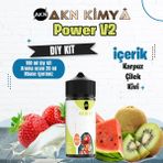 Akn Kimya Power V2 Dıy Kit Karpuz Çilek Kivi Gıda Aroması %20 Oranda Aroma İçerir (Hazır Değildir ) - 100 ml