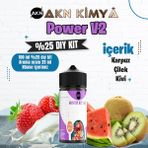 Akn Kimya Power V2 Yoğun Dıy Kit Karpuz Çilek Kivi Gıda Aroması %25 Oranda Aroma İçerir (Hazır Değildir ) - 100 ml