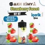 Akn Kimya Strawberry Forest Dıy Kit Çilek Gıda Aroması %20 Oranda Aroma İçerir (Hazır Değildir ) - 100 ml