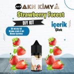 Akn Kimya Strawberry Forest Dıy Kit Çilek Gıda Aroması %20 Oranda Aroma İçerir (Hazır Değildir ) - 30 ml