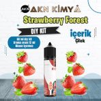 Akn Kimya Strawberry Forest Dıy Kit Çilek Gıda Aroması %20 Oranda Aroma İçerir (Hazır Değildir ) - 60 ml