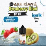 Akn Kimya Strawberry Kiwi Dıy Kit Çilek Kivi Gıda Aroması %20 Oranda Aroma İçerir (Hazır Değildir ) - 30 ml
