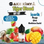 Akn Kimya Tiger Blood Dıy Kit Mango Çilek Hindistan Cevizi Gıda Aroması %20 Oranda Aroma İçerir (Hazır Değildir ) - 30 ml