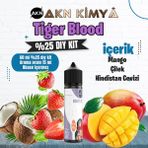 Akn Kimya Tiger Blood Yoğun Dıy Kit Mango Çilek Hindistan Cevizi Gıda Aroması %25 Oranda Aroma İçerir (Hazır Değildir ) - 60 ml