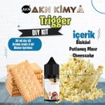 Akn Kimya Trigger Dıy Kit Bisküvi Patlamış Mısır Gıda Aroması %20 Oranda Aroma İçerir (Hazır Değildir ) - 30 ml