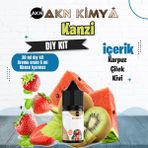 Akn Kimya Twelve Monkey Kanzi Dıy Kit Karpuz Çilek Kivi Gıda Aroması %20 Oranda Aroma İçerir (Hazır Değildir ) - 30 ml