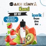 Akn Kimya Twelve Monkey Kanzi Dıy Kit Karpuz Çilek Kivi Gıda Aroması %20 Oranda Aroma İçerir (Hazır Değildir ) - 60 ml