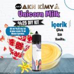 Akn Kimya Unicorn Milk Cutwood Yoğun Dıy Kit Çilek Süt Vanilya Gıda Aroması %25 Oranda Aroma İçerir (Hazır Değildir ) - 60 ml