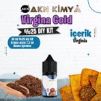 Akn Kimya Virginia Gold Yoğun Dıy Kit Gıda Aroması %25 Oranda Aroma İçerir (Hazır Değildir ) - 30 ml