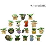 Aknca Baby Yoda 18LI Figür Set 779G - 1 Adet