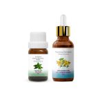 Akne Seti - Çay Ağacı Yağı 10 ml, Sarı Kantaron Yağı 50 ml 2'li Set