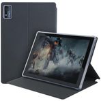 AKNICI CHUWI Hi10 XPro Tablet 10.1 İnç için Kılıf, Ultra İnce PU Deri İnce Çok Görüş Açıları Stand Folyo Koruyucu Kılıf Kapak CHUWI Hi10 XPro Tablet 10,1 İnç (Siyah)