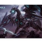 AKO Dice III Playmat Kaymaz 60 cm x 35 cm Oyun Matı/Mouse pad Kart Oyunları için - Orijinal Tasarım