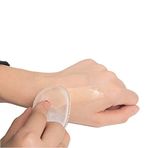 AKOAK 2 Adet Silikon Makyaj Süngeri - Şeffaf Yüz Aplikatörü ve Blender Makyaj Puf Pedi, Tüm Sıvı Fondöten Kremi, CC Krem, Kapatıcı, Astar ve BB Krem Aplikatörü için