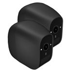 Akoemxeeo EufyCam E için silikon koruyucu kılıf, 2 adet hava şartlarına dayanıklı yumuşak ve dayanıklı silikon kılıf, Eufy Camera için, su geçirmez silikon kılıf, eufy Security eufyCam E kamera için