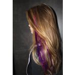 AKOLİFE Mor Işıltılı Saç Simi / Simli Saç Kaynak / Hair Tinsel / Parlak Örmeli Kaynak Boncuğu