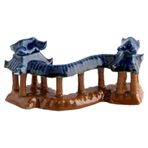 Akopiuto Seramik simüle Pavilion modeli heykelcik minyatürleri DIY Bonsai manzara Dollhouse dekor Mini minyatür figürler ev dekor 5