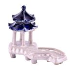 Akopiuto Seramik simüle Pavilion modeli heykelcik minyatürleri DIY Bonsai manzara Dollhouse dekor Mini minyatür figürler ev dekor 6