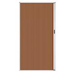 Akordeon Kapı Kahverengi Mahremiyet Akordeon Kapısı, Banyo/Gardırop/Ahır/Ön Kapı Akordeon Kapısı, Geçici Oda Bölücü Panel, Kurulum Donanımını Içerir(73x80in (185.5x203cm))