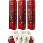 Akos 7.2 Orta Kumral Bej Saç Boyası 60 Ml( 3 Adet Boya+ 3 Adet Oksidan)
