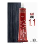 AKOS Yoğun Etkili Saç Boyası 60ml - Mavi Siyah 1.1 + Pierra oksidan 60ml
