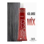 AKOS Yoğun Etkili Saç Boyası 60ml - Mix Kül Grisi + Pierra oksidan 60ml
