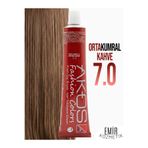 AKOS Yoğun Etkili Saç Boyası 60ml - Orta Kumral Kahve 7.0 + Pierra oksidan 60ml