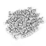Akozon 100 Adet 8x10mm / 0.31x0.39in Tekerlek Lastik Cıvata Çiviler Karbür Çiviler Motosiklet ATV UTV Için