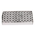 Akozon 100 Adet Alüminyum Dikiş Makinası Bobinleri, Düz Ve Eğimli Tasarım, Overlok Ve Nakış Makinalarına Uyumlu, Kapitone Ve Crafting Için (40264A uçağı)