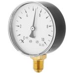 Akozon 1/4 İnç NPT 0-10 bar Basınç Göstergesi