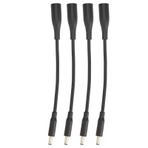 Akozon 4 Adet DC 7,4x5,0 mm 4,5x3,0 mm Fiş üzerinde Play Taşınabilir Tip Adaptör Dönüştürücü Laptop Kablosu