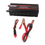 Akozon Araç İnverter DC12V - AC220V 6000W Modifiye Sinüs Dalga Güç Dönüştürücüsü Elektronik, USB bağlantı noktaları Ve aşırı Yük koruması Için LCD ekranlı