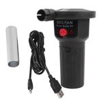 Akozon Hafif 5V Barbekü Fan Hava Üfleyici, Açık Havada Pişirme, Piknik, Kamp Için USB Kablolu - Elde Taşınabilir Ve Taşınabilir