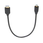 Akozon Mini Mikro HD Multimedya Arayüz Kablosu 8K 60Hz 4K 120Hz 1080P 30cm 2.1V Akıllı Telefonlar Tabletler Için Kameralar