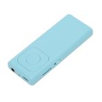 Akozon MP3 Çalar, M P3 Taşınabilir Mini Müzik Çalar, Çalışma Çalışma Gevşeme MP3 Kayıpsız Ses Desteği 64G Hafıza Kartı (Mavi)