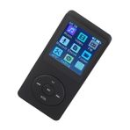 Akozon MP3 Çalar MP4, Taşınabilir Destekli Küçük Hafıza Kartı 1.8 İnç LCD Medya Müziğinde Aksesuarla Veya Suden S Black Kids Ile Ultra Dijital Kayıpsız Oynatıcılar (BLACK)