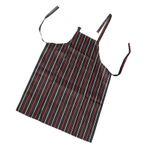 Akozon Önlük su geçirmez, mutfak, restoran, fırıncı, önlük, mutfak, yemek pişirme, mutfak önlüğü, önlük, üniseks, Kırmızı ve beyaz şeritler., #612