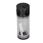 Akozon PC Su Soğutma, Hazne 4 Delikli CNC İşleme Sıvı Soğutucu SystemWater Için 50mm 2.0in Çap G1 4 Konu 50mm POM Malzemesi 14cm 5.5in