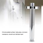 Akozon Premium Paslanmaz Çelik Yuvarlak Tepeli Duş Kolu Borusu, Banyo Tavan Duş Başlığı Için Duvara Montaj Tasarımı, İngiliz Standardı G1/2, Krom Kaplama, 30 Cm (6 İnç)