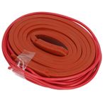 Akozon Silikon Isıtma Sargısı, Yağ Hattı için Esnek Isıtma 15 x 1000 mm 40 w Sarma Silikon Kayış Su Geçirmez Yumuşak Yalıtım (DC24V)