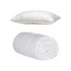 Akpa Home Tek Kişilik Yorgan + Yastik - 155 x 215 cm - Beyaz